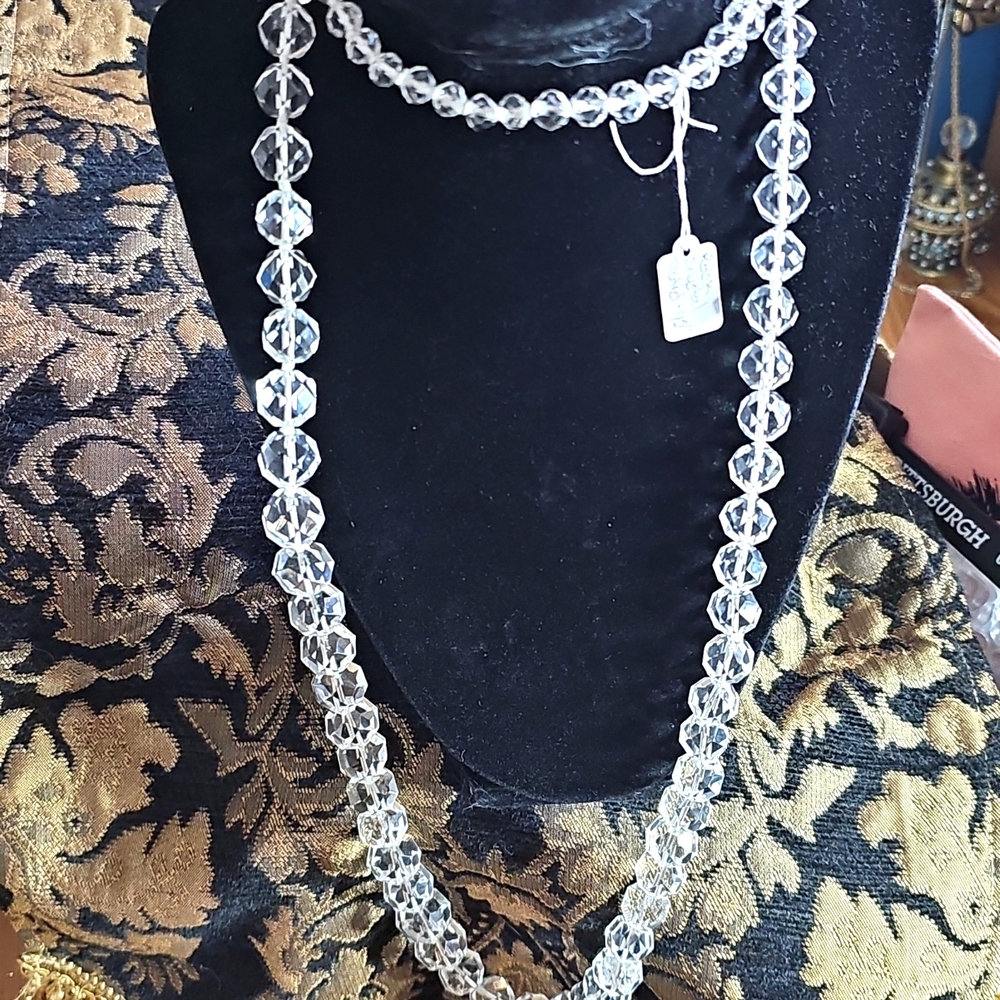 42" Rock Crystal Necklace